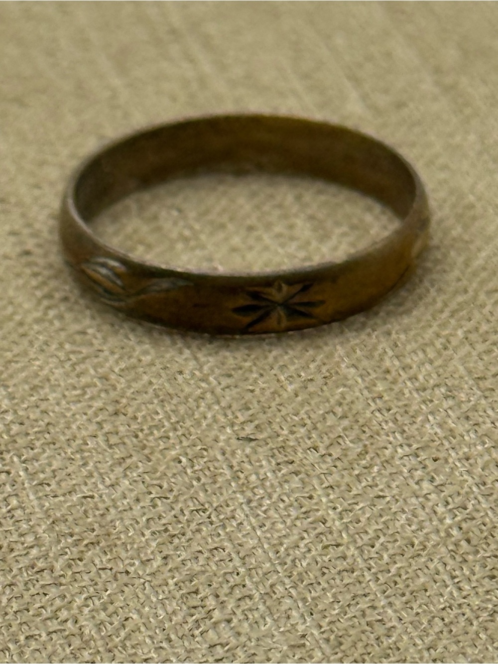 Sterling silver size 11 Floral Engraved Band Ring - Women's Jewelry View 2